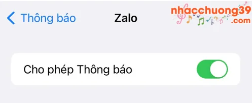 THONG BAO ZALO